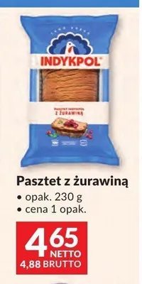 Pasztet z żurawiną Indykpol promocja w Makro