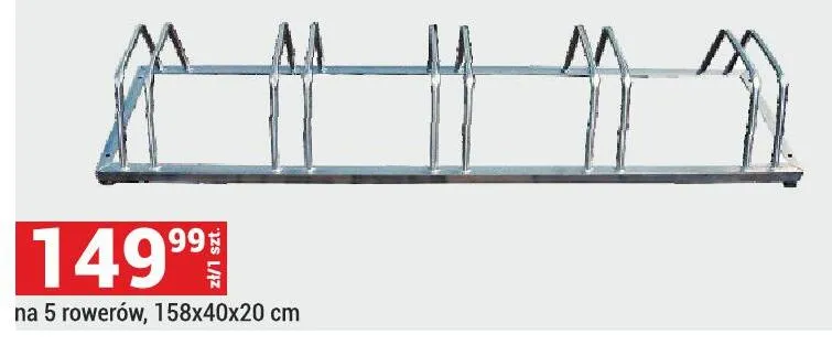Stojak na rowery promocja w Merkury Market