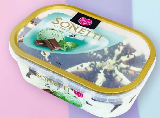 Lody Sonetti smak mięty Amore Gusto promocja w POLOmarket