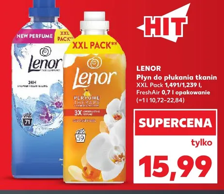 Płyn do płukania tkanin Lenor promocja w Kaufland