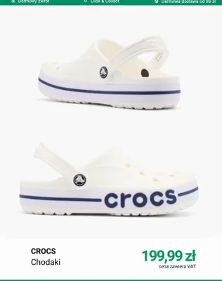 Chodaki Crocs promocja w Deichmann