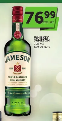 Whiskey Jameson promocja w Euro Sklep