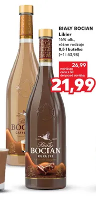 Likier Biały Bocian Caffe promocja w Kaufland
