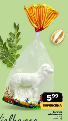 Baranek wielkanocny promocja w Netto