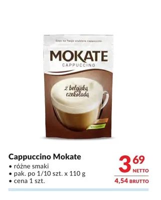 Cappuccino Mokate promocja w Makro