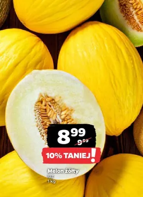 Melon żółty promocja w Netto