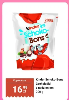 Czekoladki z nadzieniem Schoko-Bons promocja w Biedronka