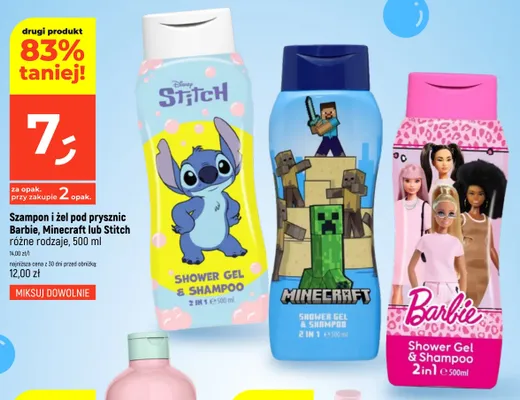 Szampon i żel pod prysznic promocja w Dealz