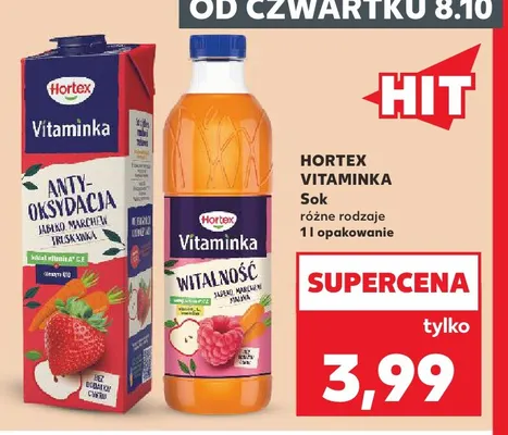 Sok Hortex Vitaminka promocja w Kaufland