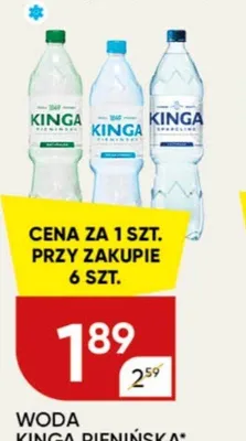 Woda mineralna Kinga Pienińska gazowana promocja w Chata Polska