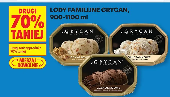 Lody familijne bakaliowe promocja w Biedronka