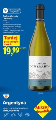 Wino Chardonnay promocja w Lidl