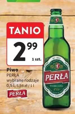 Piwo Perła promocja w Intermarche