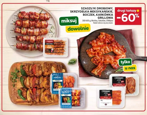 Szaszłyk drobiowy Morliny promocja w Stokrotka