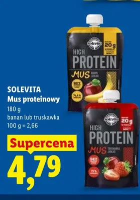Mus proteinowy Solevita promocja w Lidl