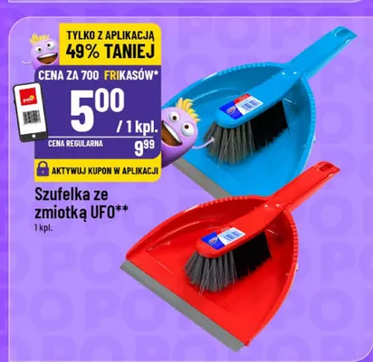 Szufelka ze zmiotką UFO promocja w POLOmarket