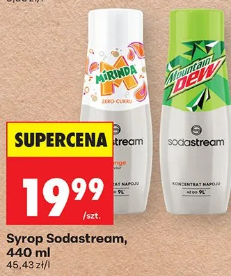 Syrop Sodastream promocja w Biedronka