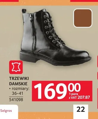 Trzewiki damskie promocja w Selgros