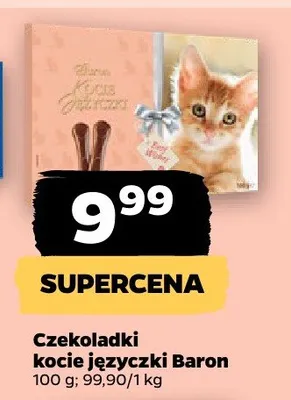 Czekoladki kocie języczki promocja w Netto