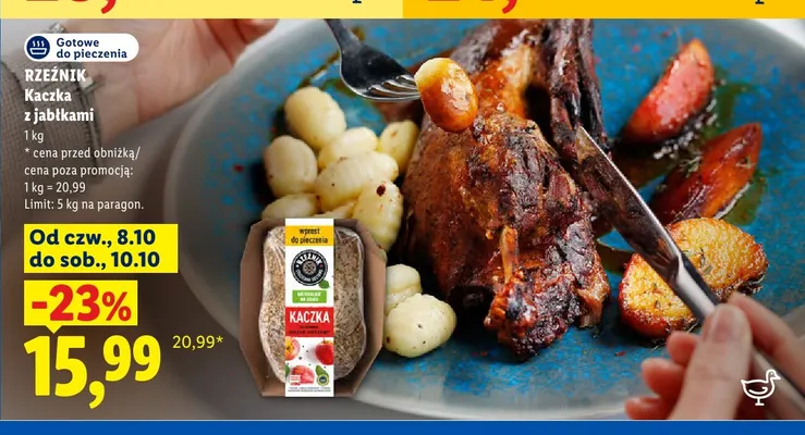 Kaczka z jabłkami Rzeźnik promocja w Lidl