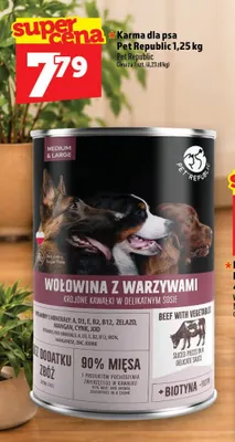 Karma dla psa Pet Republic 1,25 kg promocja w TOPAZ