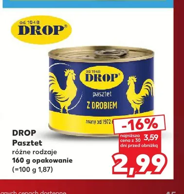 Pasztet Drop promocja w Kaufland