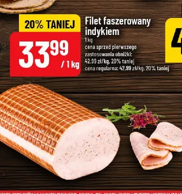 Filet faszerowany indykiem promocja w POLOmarket