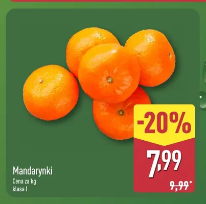Mandarynki promocja w Aldi