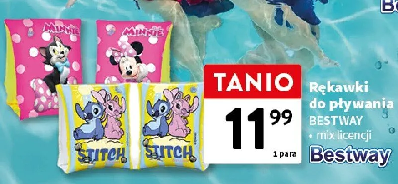 Rękawki do pływania BESTWAY promocja w Intermarche