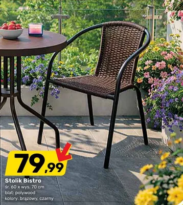 Stolik Bistro promocja w Bricomarche