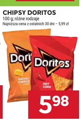 Chipsy Doritos Hot Corn promocja w Stokrotka