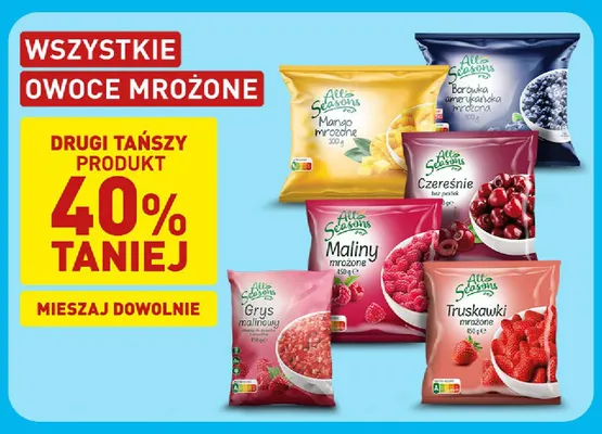 Grys malinowy All Seasons promocja w Aldi