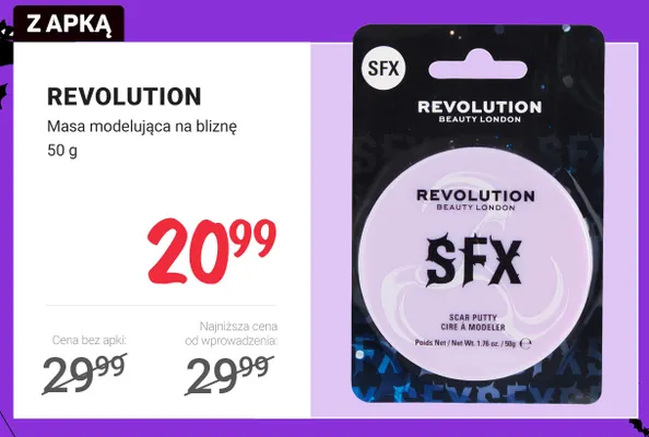 Masa modelująca na bliznę Revolution promocja w Rossmann