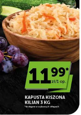 Kapusta kiszona Kilian promocja w Euro Sklep