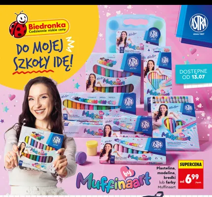 Modelina Astra Muffinaart promocja w Biedronka