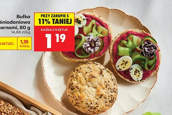Bułka ziemniaczana z ziarnami promocja w Biedronka