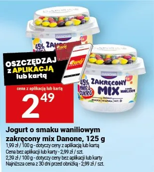 Jogurt o smaku waniliowym luksusowy mix promocja w Twój Market
