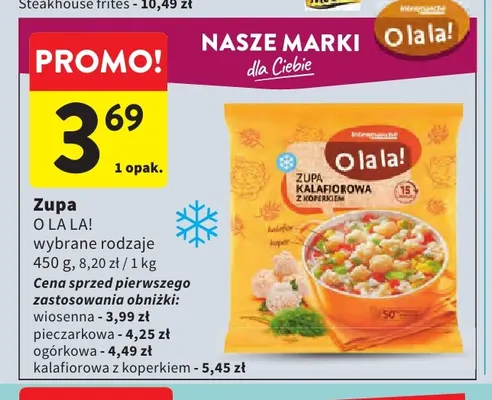 Zupa wiosenna O la la! promocja w Intermarche
