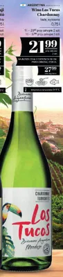 Wino białe Los Tucos Chardonnay wytrawne promocja w POLOmarket