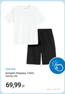 Komplet chłopięcy T-shirt szorty Cool Club mix promocja w Smyk