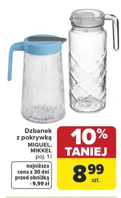 Dzbanek z pokrywką promocja w Carrefour