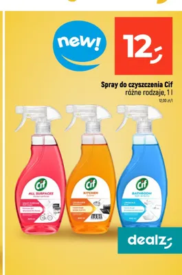 Spray do czyszczenia Cif Kitchen promocja w Dealz