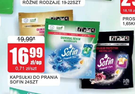 Kapsułki do prania Sofin promocja w Bingo