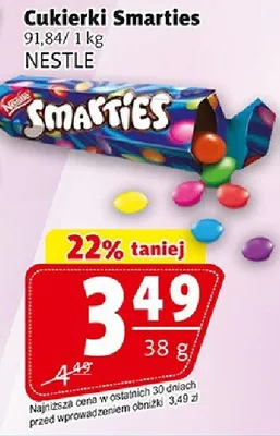 Cukierki Smarties Nestle promocja w Prim Market