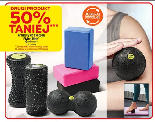Artykuły do ćwiczeń Flying Mike promocja w POLOmarket