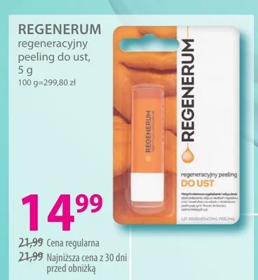 Regeneracyjny peeling do ust promocja w Hebe