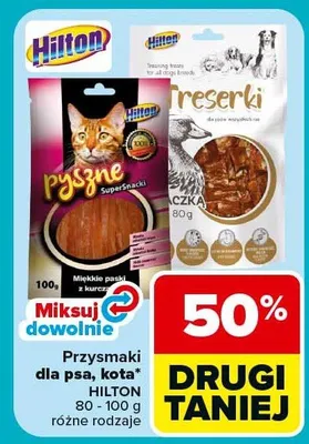 Przysmaki dla psa różne rodzaje promocja w Carrefour