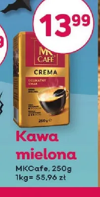 Kawa mielona MK Cafe Crema promocja w Bliski
