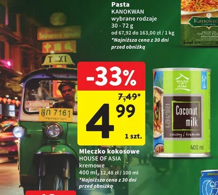 Pasta kanokwan promocja w Intermarche