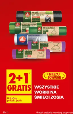 Worki na śmieci promocja w Biedronka